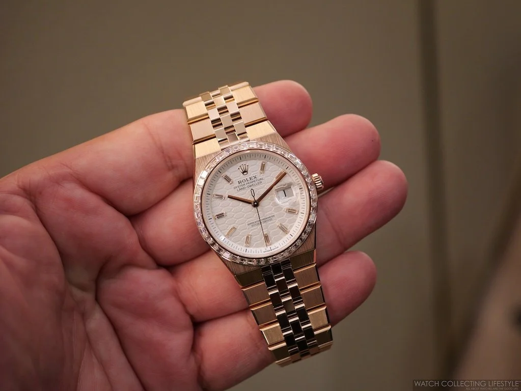 K*E様 ROLEX W&W 2025: Rolex Land-Dweller Everose Gold Diamond-Set Bezel ref